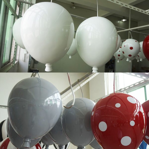 Balloon decoration made of fiberglass material
