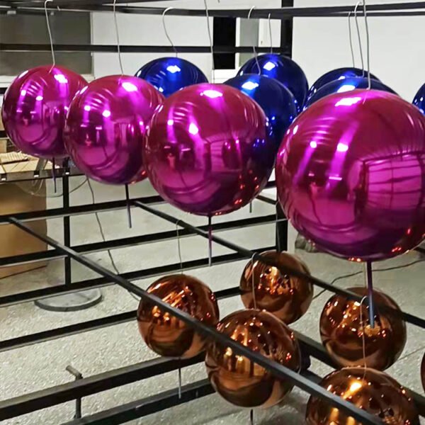 Different plating colors for stainless steel balls