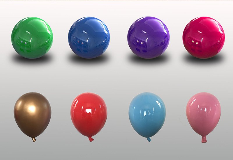 Fiberglass balloons decoration choosing