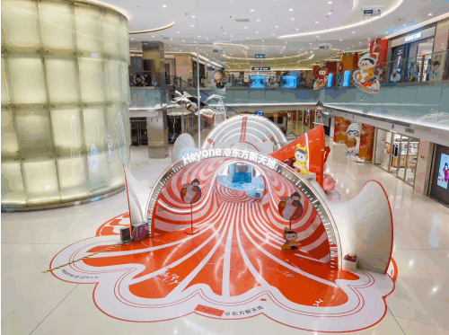 Supervised on-site installation of retail display structures and custom props for luxury brand boutiques