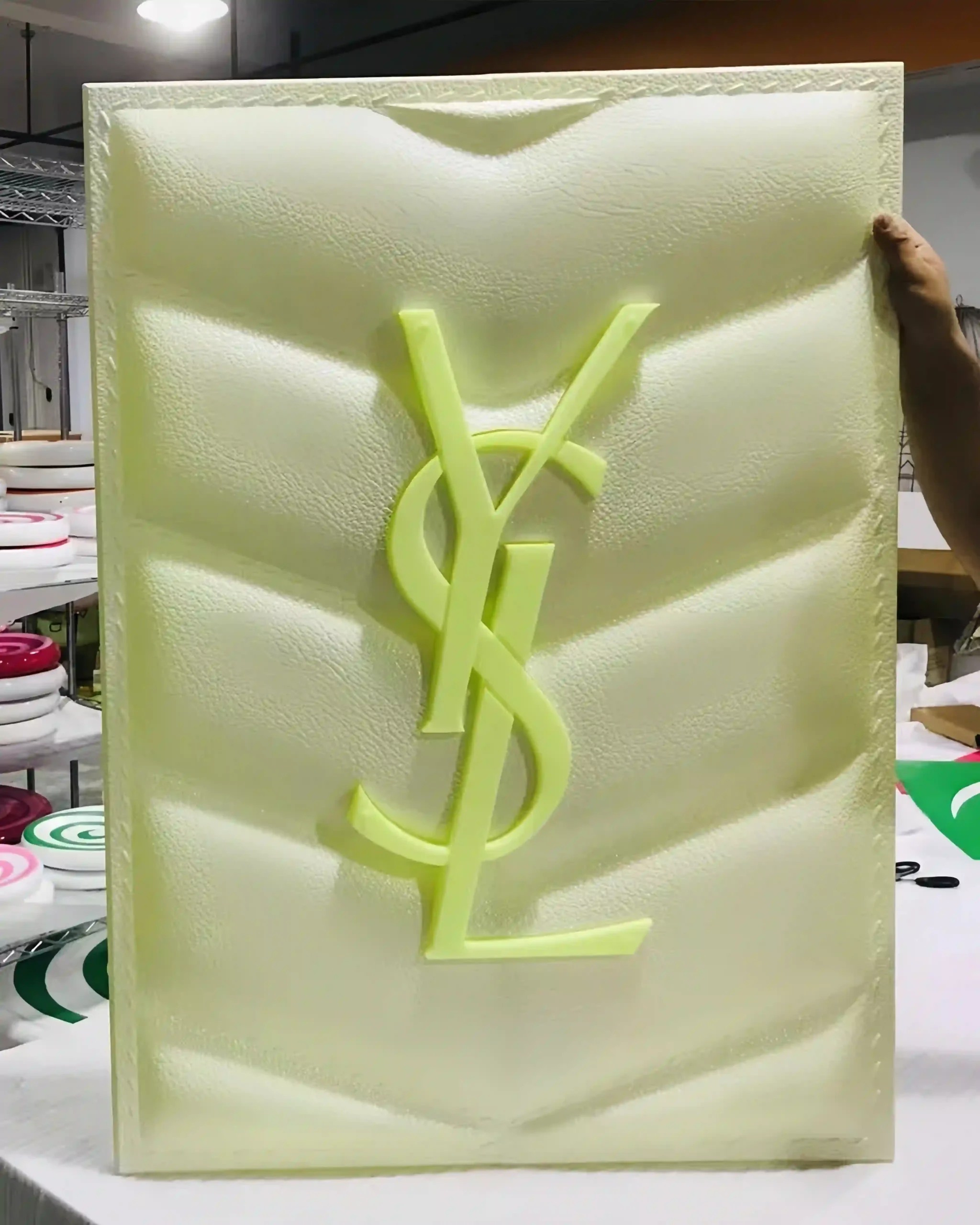 3D printing YSL leather finish design scaled
