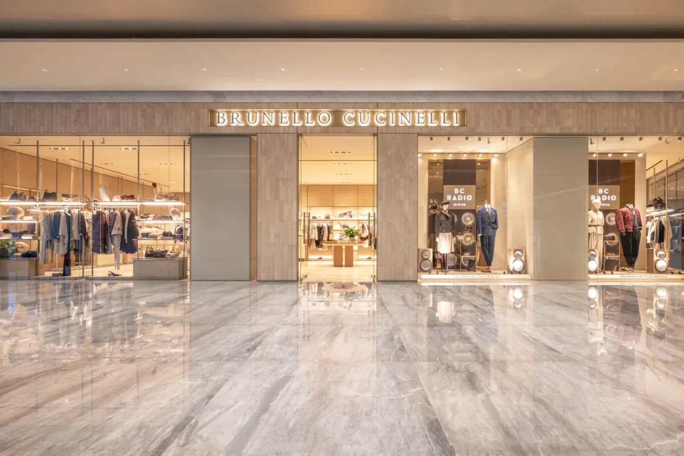 Brunello Cucinelli Complete Retail Window Displays