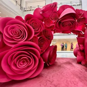 custom EVA foam flower display sizes from 30cm to 200cm