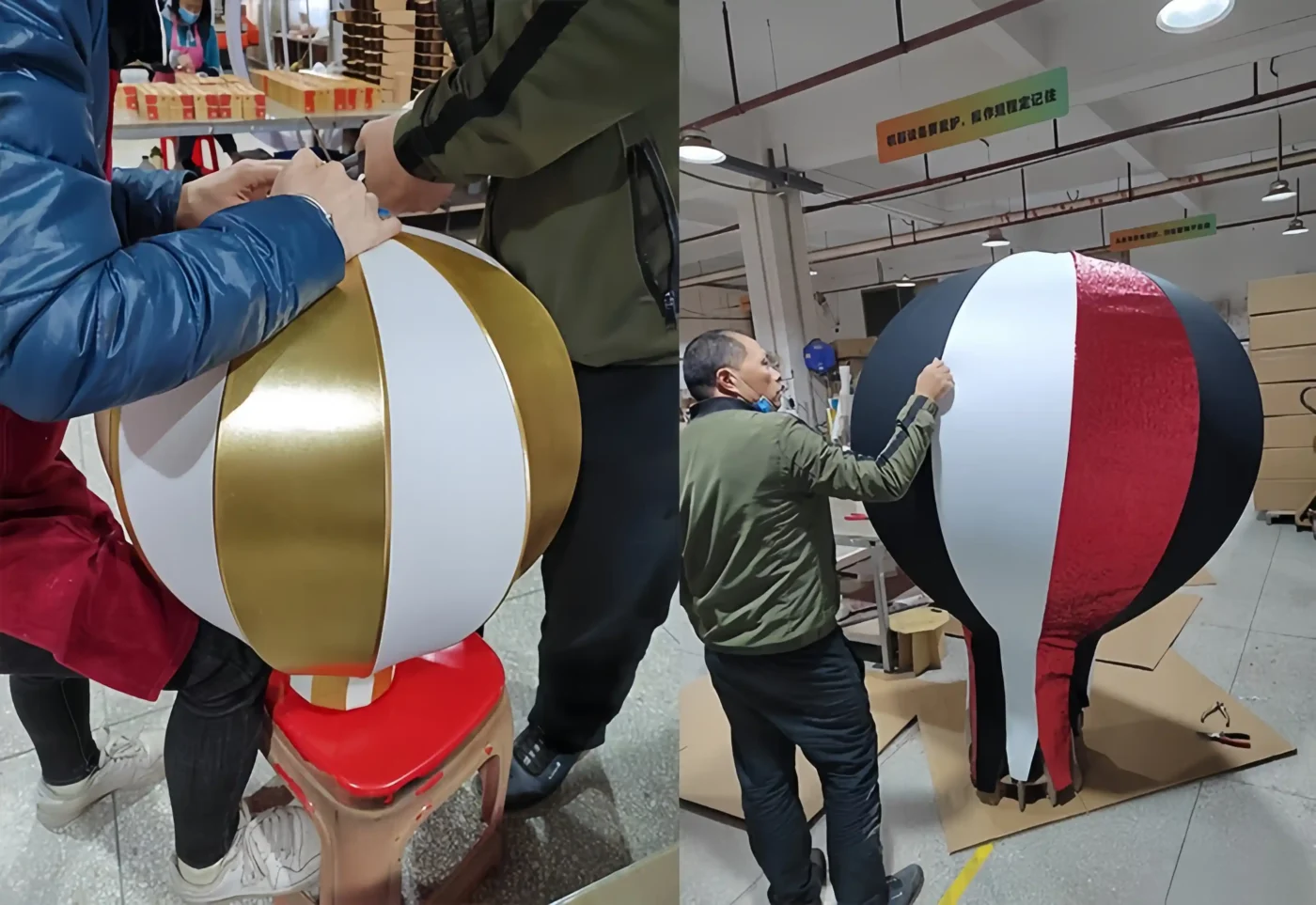 fabric hot air balloon scaled