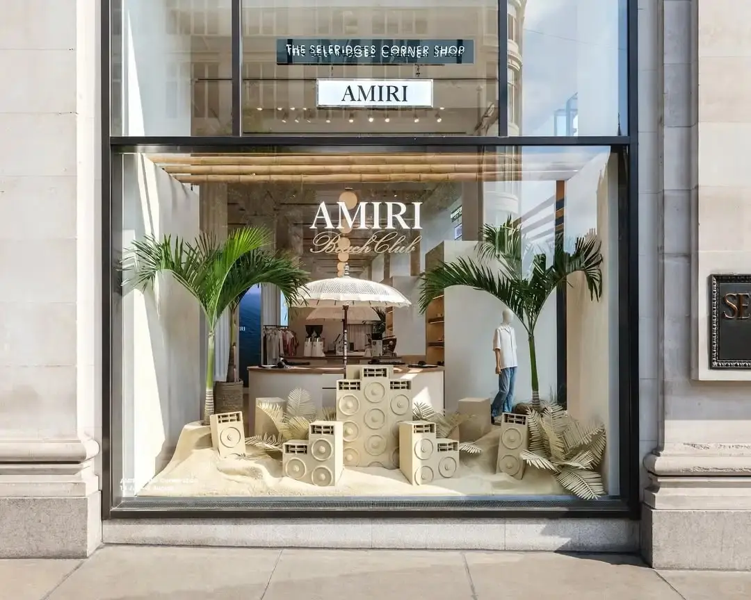 amiri window display