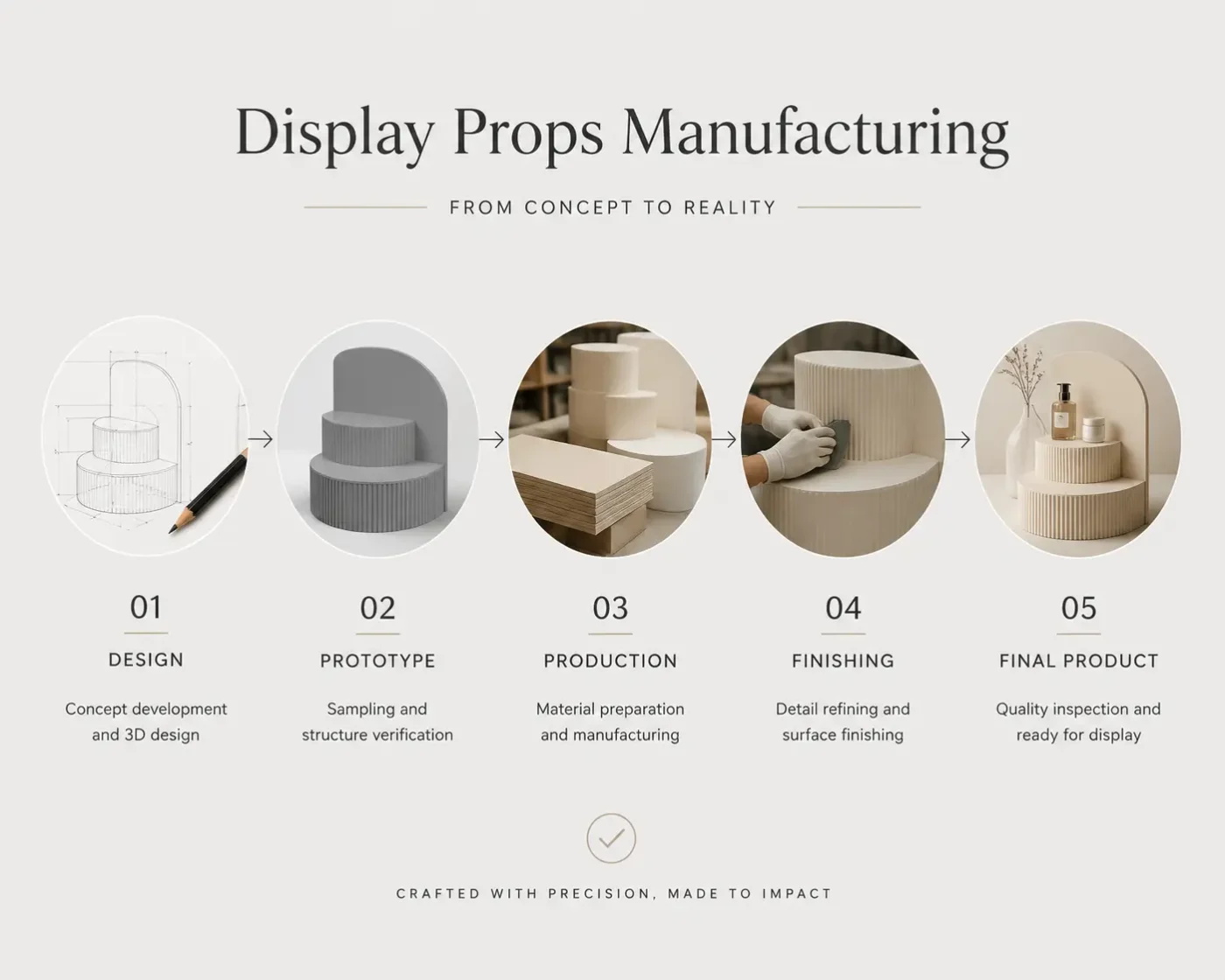 display props manufacturing process from concept to finished prop