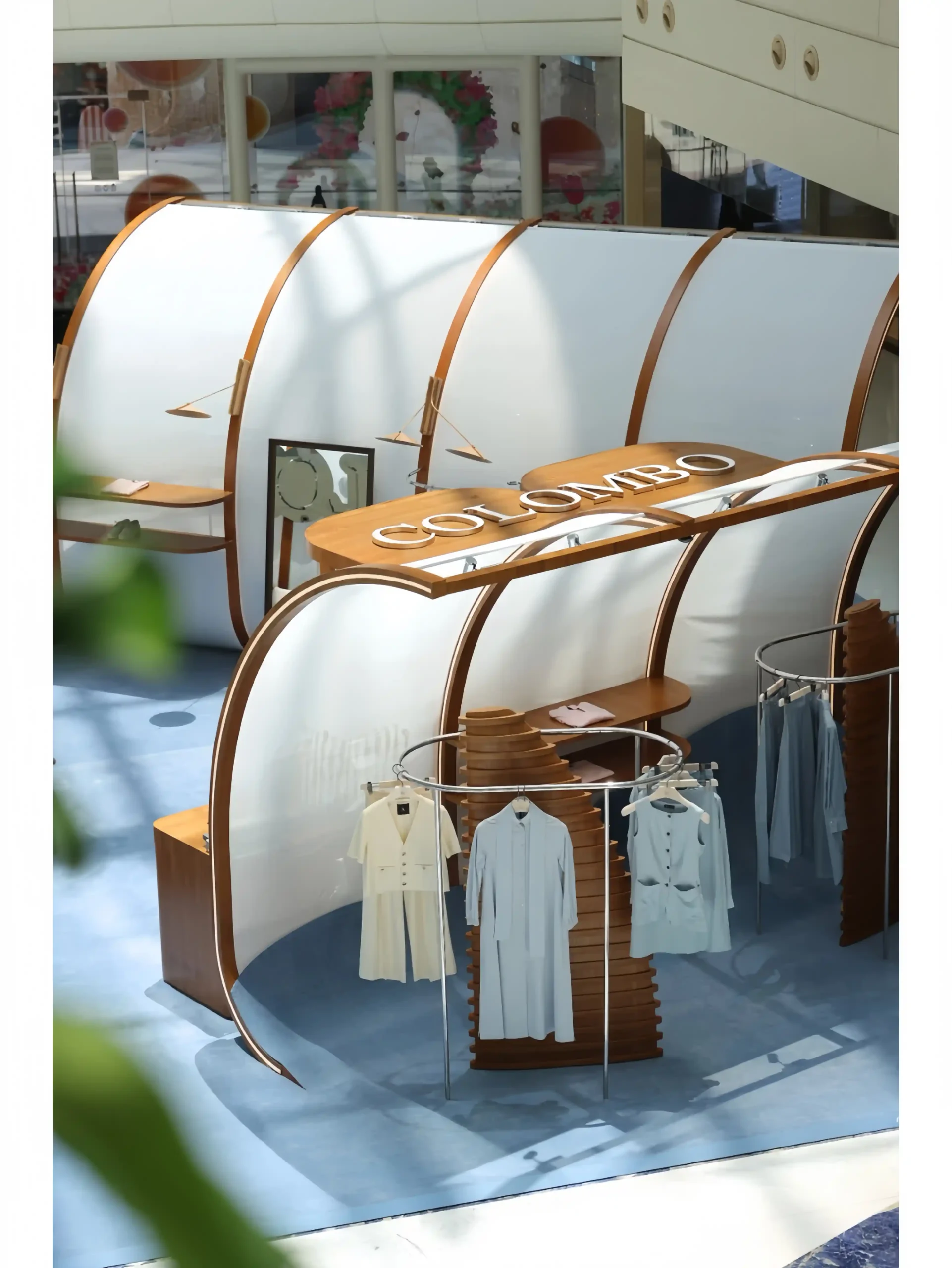 Creative modular pavilion for fashion brand activation
