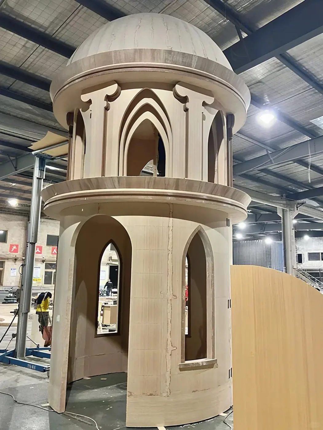 wooden lighthouse display prop production