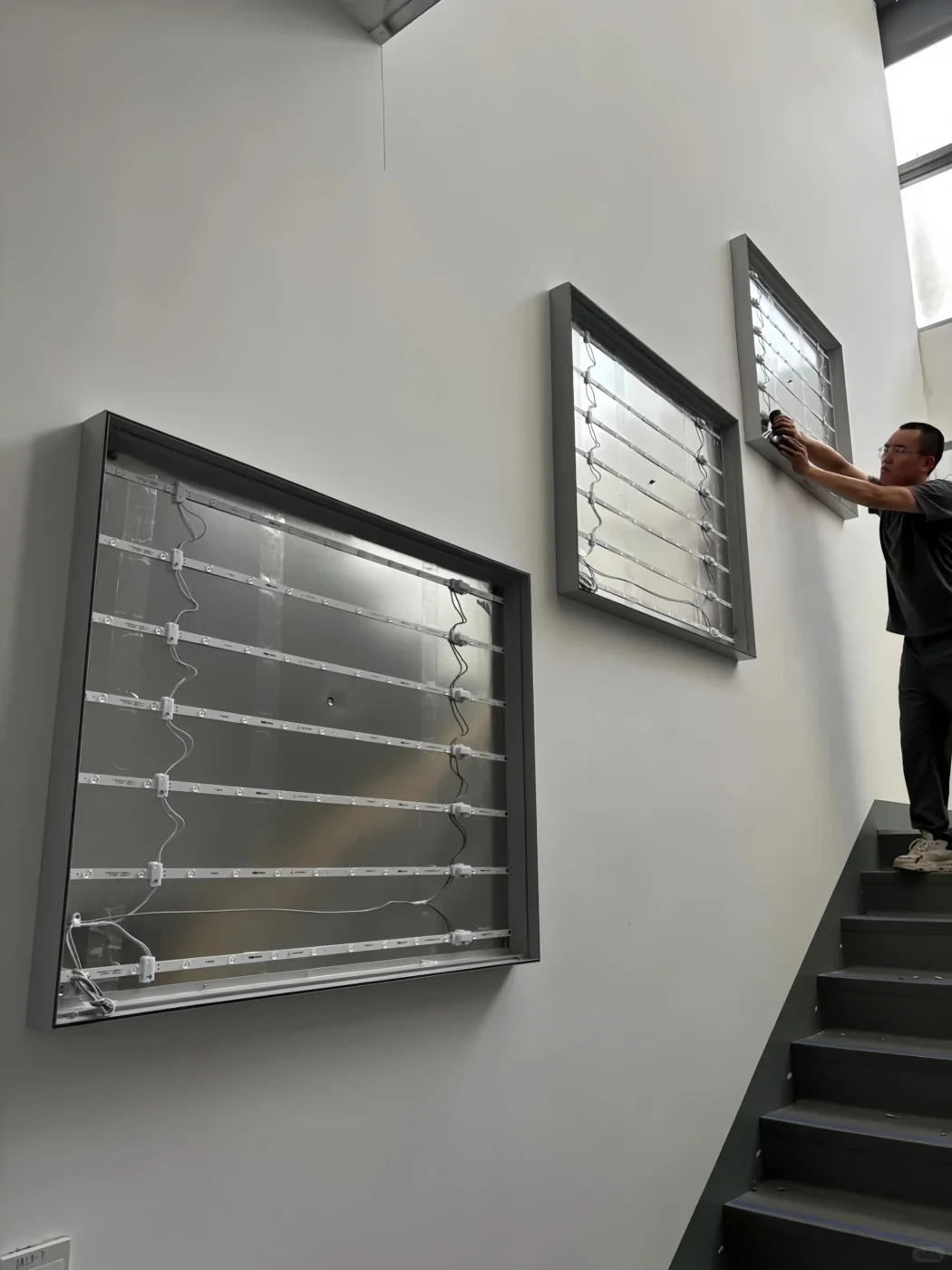 aluminum led lightbox frame production
