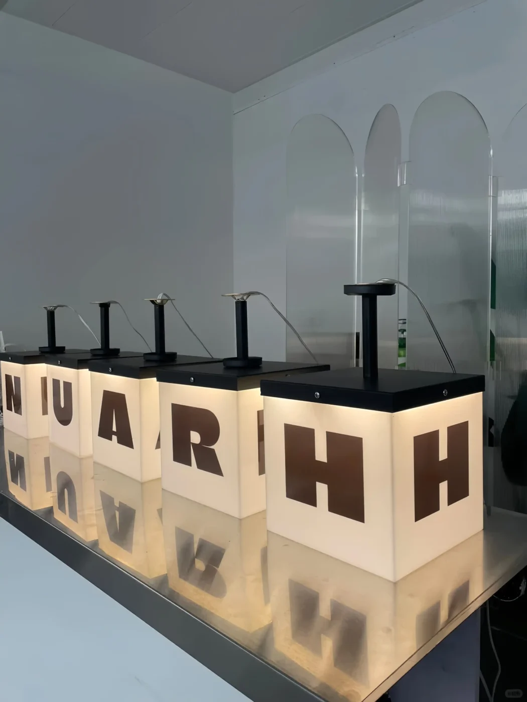 illuminated letter lightbox display props