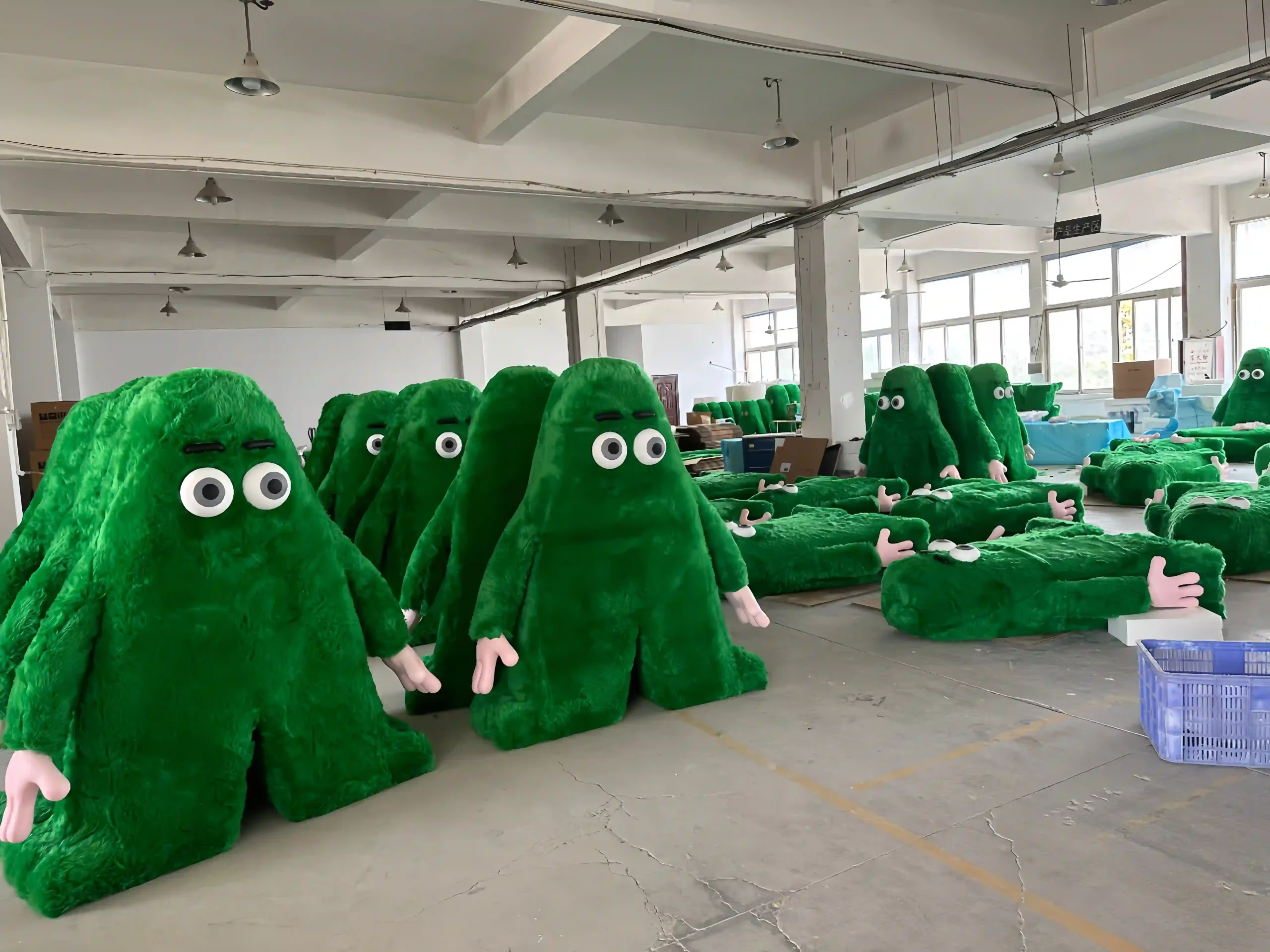 Hand-painting a sculptural brand mascot figure for retail display